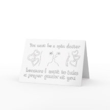 Tarjeta de El día de San Valentín de Médico de gir