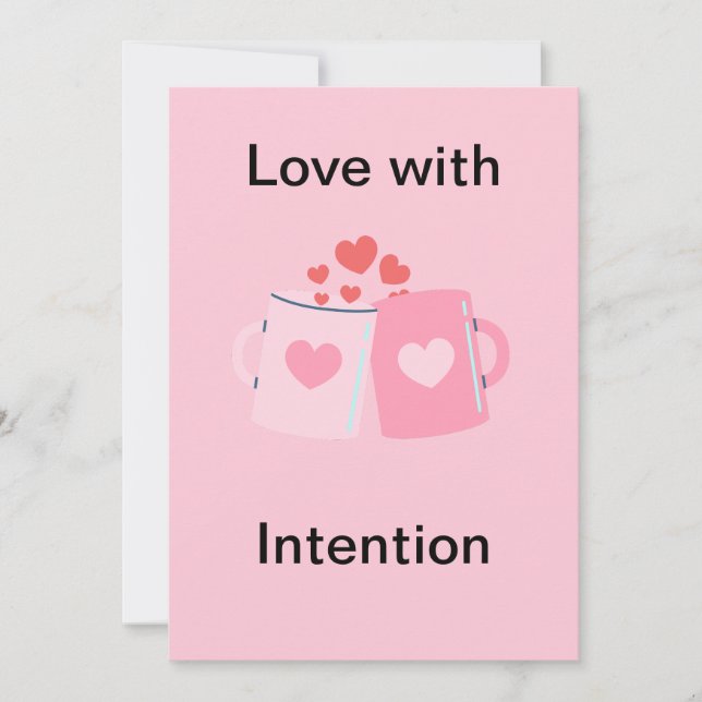 Tarjeta de El día de San Valentín de Personalizabl (Anverso)