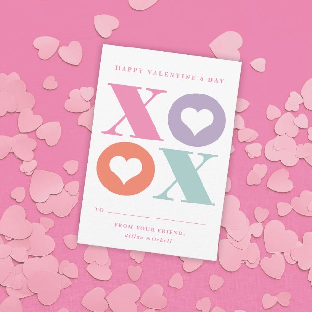 tarjeta de el día de San Valentín de xoxo en aula  (Subido por el creador)