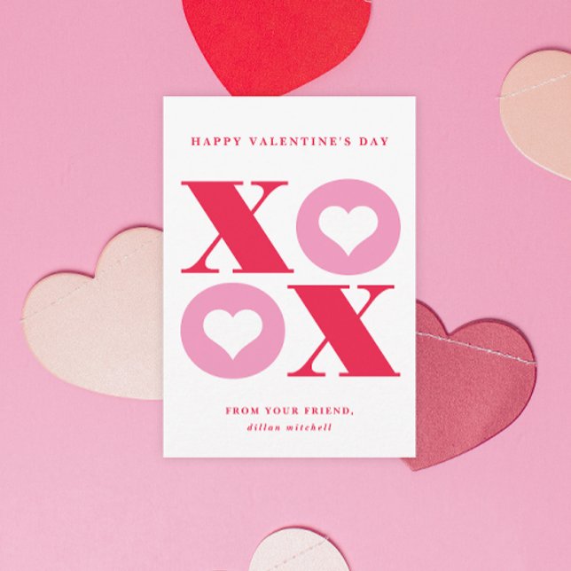 tarjeta de el día de San Valentín de xoxo en aula  (Subido por el creador)