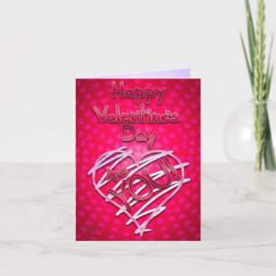 Tarjeta de El día de San Valentín espectacular