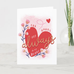 Tarjeta de El día de San Valentín Far Apart