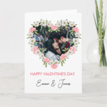 Tarjeta de El día de San Valentín fotográfico del 