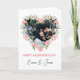 Tarjeta de El día de San Valentín fotográfico del 