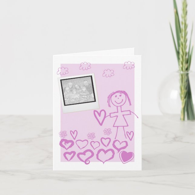 Tarjeta de El día de San Valentín fotográfico para (Anverso)