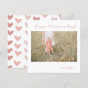 Tarjeta de El día de San Valentín fotográfico pers
