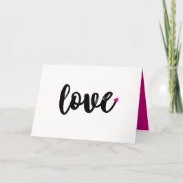 Tarjeta de El día de San Valentín LOVE, tarjeta de