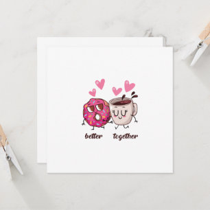 Tarjeta de El día de San Valentín Mejor Juntos