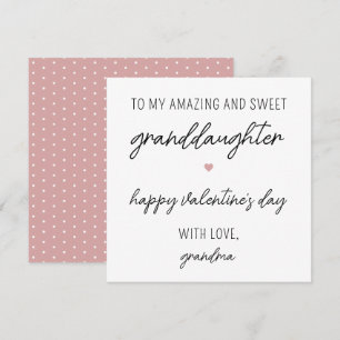 Tarjeta de El día de San Valentín moderna para nie