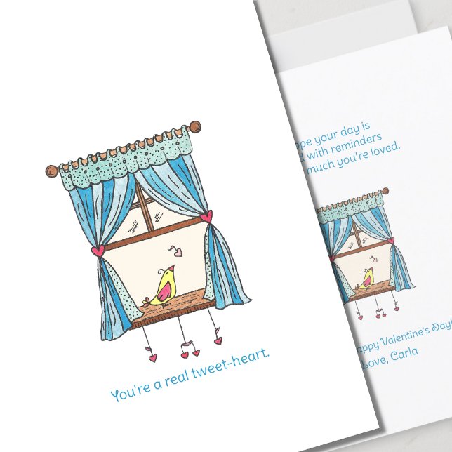 Tarjeta de El día de San Valentín para pájaro del  (Subido por el creador)