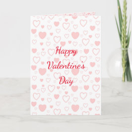 Tarjeta de el día de San Valentín para pareja de e