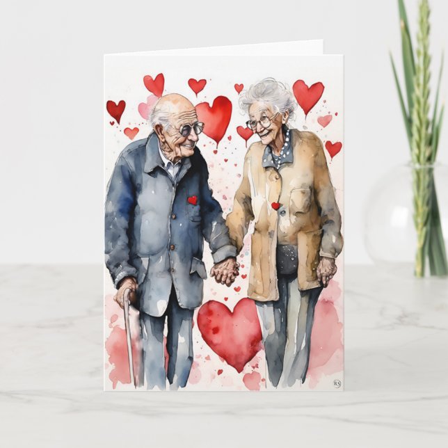 Tarjeta de El día de San Valentín para personas de (Anverso)