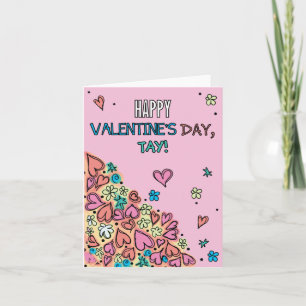 Tarjeta de el día de San Valentín para Tay (papá e
