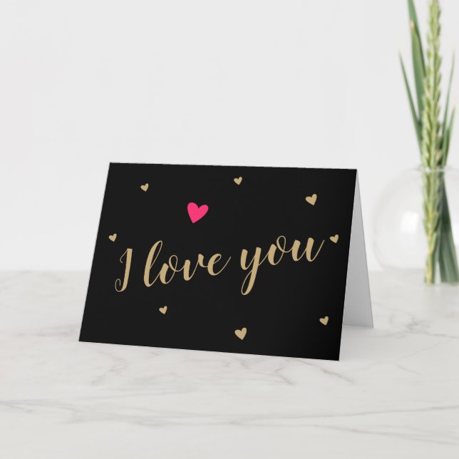 Tarjeta de El día de San Valentín personalizada (Anverso)