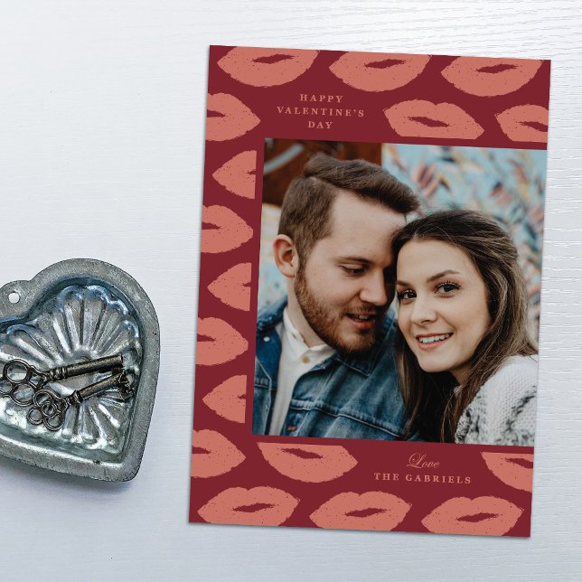 Tarjeta de El día de San Valentín plana moderna Ki (Subido por el creador)