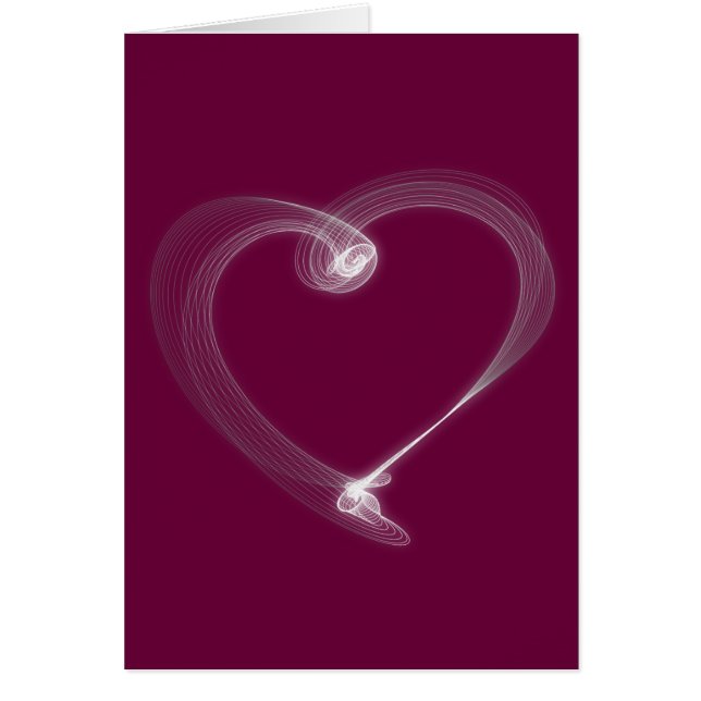 Tarjeta de El día de San Valentín rojo Berry (Frente)