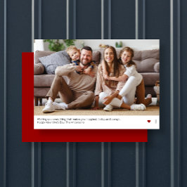 Tarjeta de El día de San Valentín rojo ultracomuni