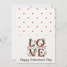 Tarjeta de El día de San Valentín romántica para t