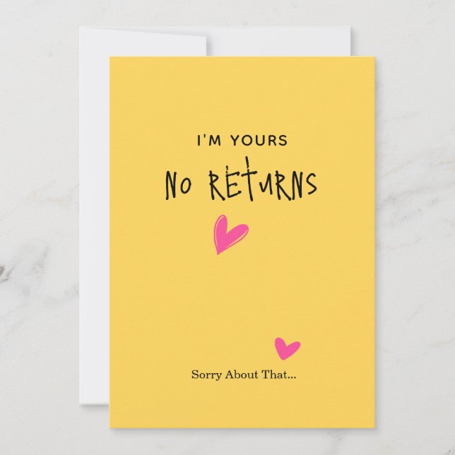 Tarjeta de El día de San Valentín simple Minimalis (Anverso)