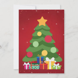 Tarjeta de elegancia para Navidades contemporáneos