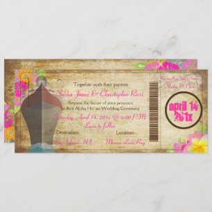 Tarjeta de embarque/barco de amor de época PixDezi