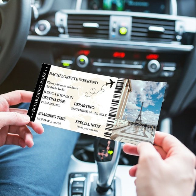 Tarjeta de embarque Billete de bachillerato Invita (Subido por el creador)