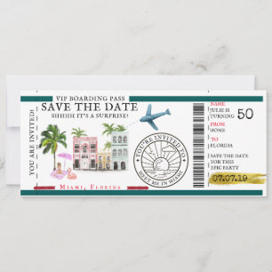 Tarjeta de embarque   Cumpleaños de destino sorpre