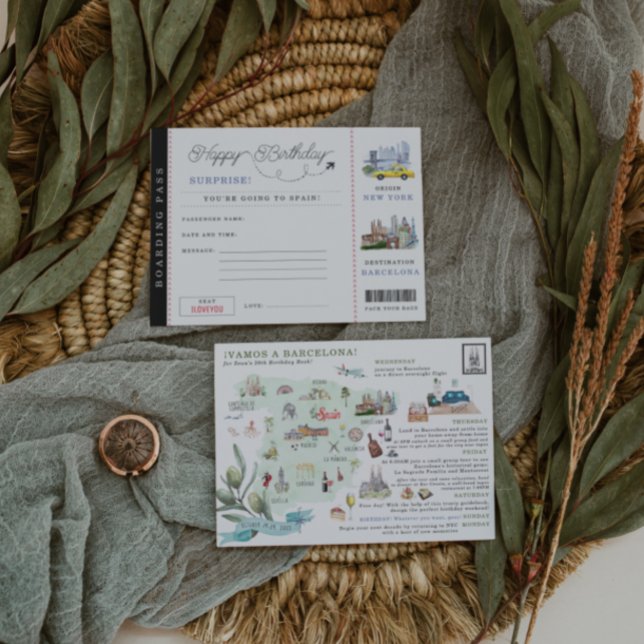 Tarjeta de embarque | Fin de semana en España (Subido por el creador)