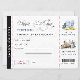 Tarjeta de embarque | Fin de semana en España