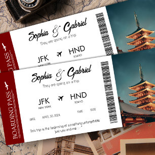 Tarjeta de embarque Flight Gift Voucher Photo