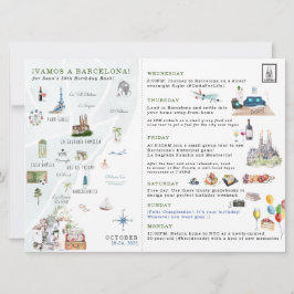 Tarjeta de embarque | Invitación fin de semana en