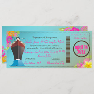 Tarjeta de embarque PixDezines/Barco de amor/Barco