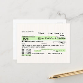 Tarjeta de embarque - Retro