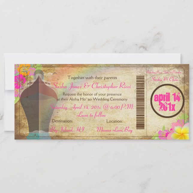 Tarjeta de embarque vintage de PixDezines/barco de (Anverso)