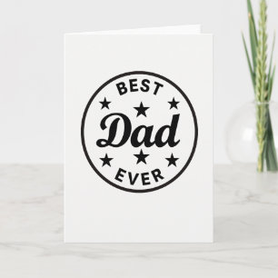 Tarjeta de emblema de honor al mejor padre