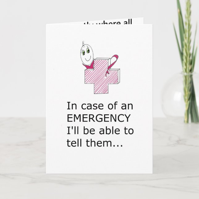 TARJETA DE EMERGENCIA DE ALENTAMIENTO (Anverso)