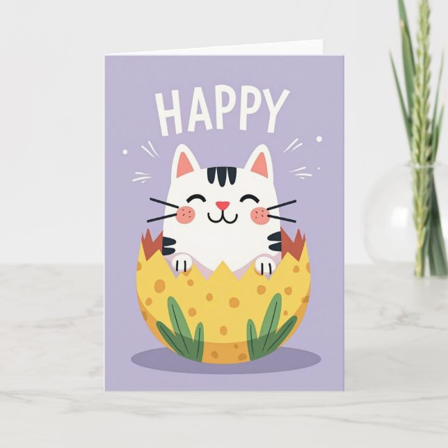 Tarjeta de Emergencia de Kitty Feliz (Anverso)