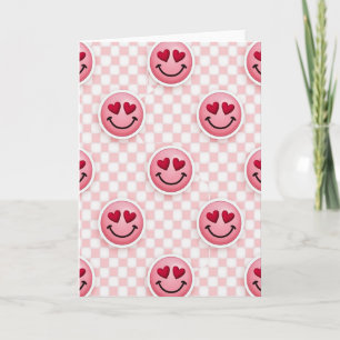 Tarjeta de Emoji de Ojos de Corazón Dulce