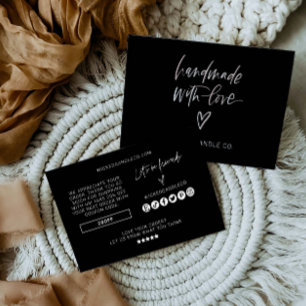 Tarjeta de empaquetado para pequeñas empresas hech