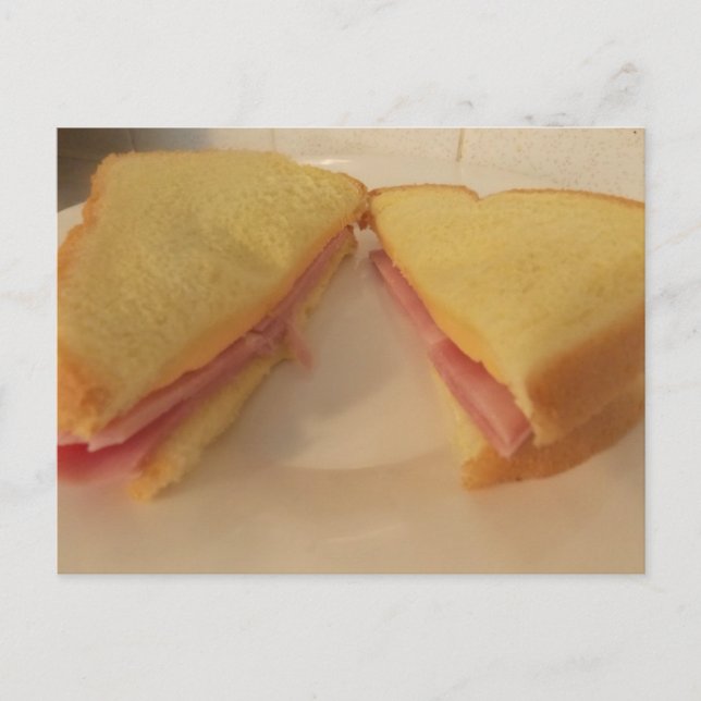 TARJETA de emparedado de queso Ham n (Anverso)