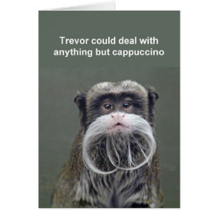Tarjeta de emperador tamarin