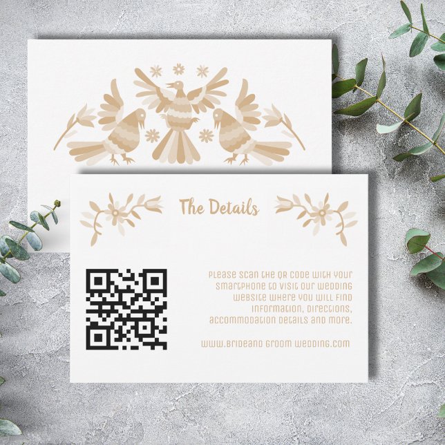 TARJETA DE EMPLEO MEXICANO BEIGE OTOMI (Subido por el creador)