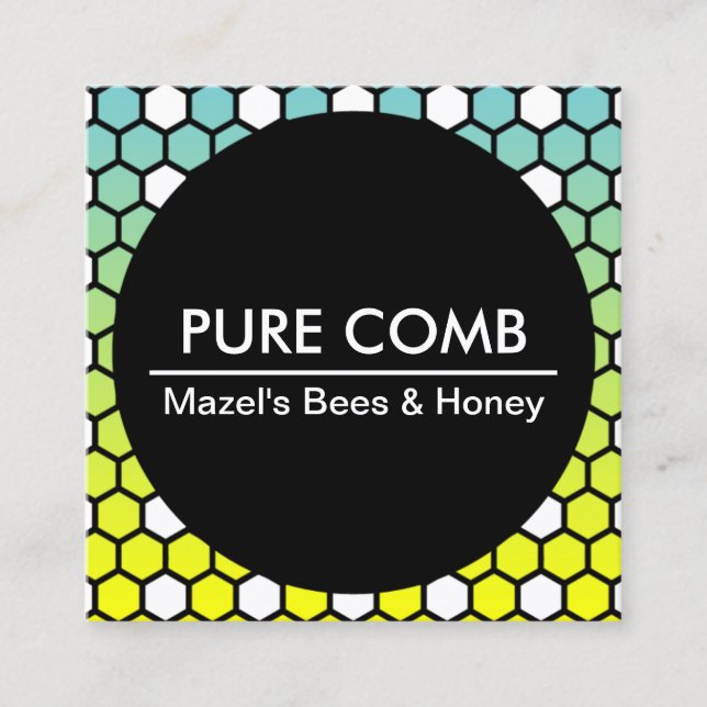 tarjeta de empresa hexa honeycomb (Anverso)