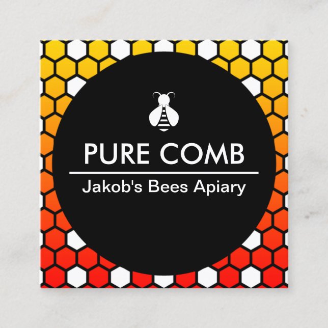 tarjeta de empresa hexa honeycomb (Anverso)