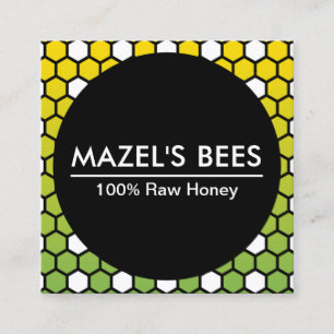 tarjeta de empresa hexa honeycomb