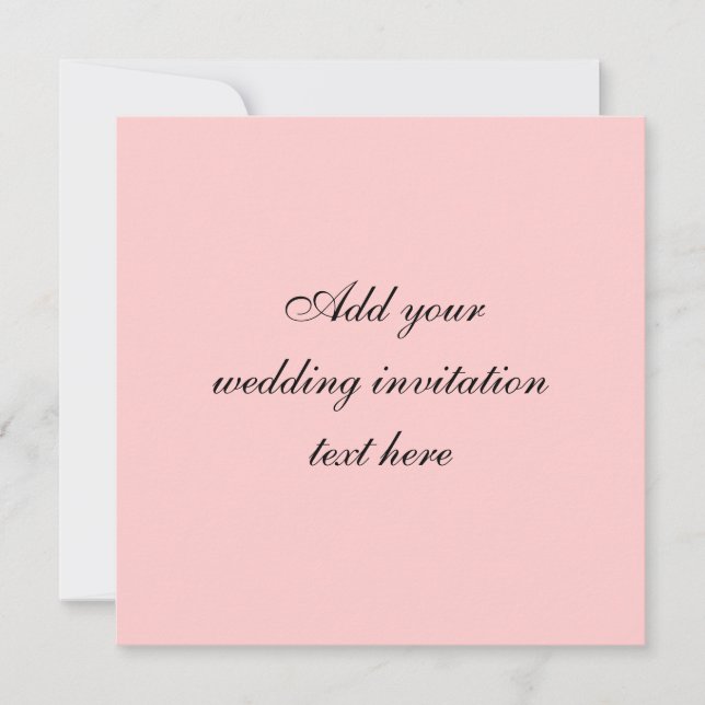 Tarjeta de encargo de la invitación del boda (Anverso)