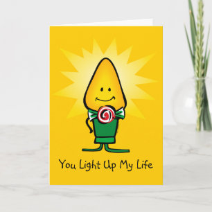 Tarjeta de encargo de la luz de navidad del