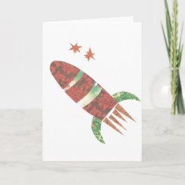 Tarjeta de encargo del mensaje de Rocket del