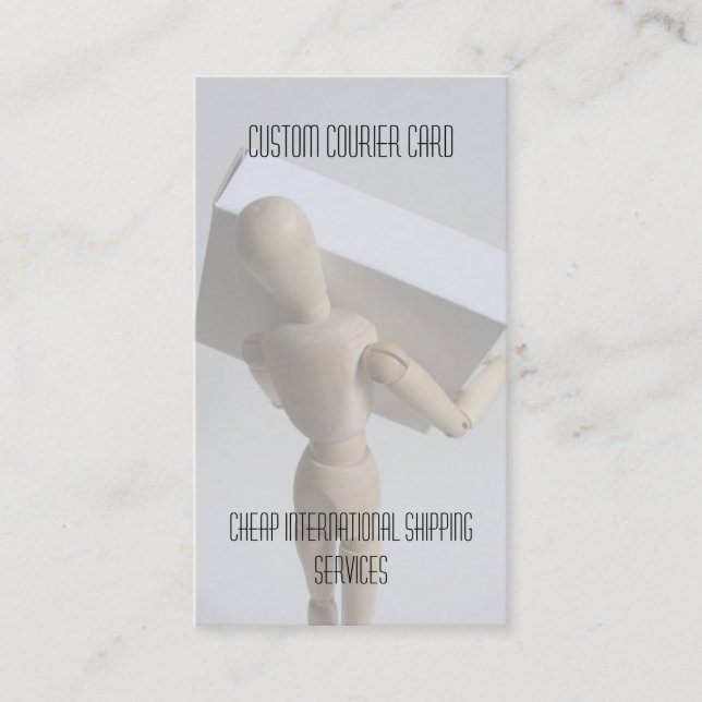 Tarjeta de encargo del mensajero (Anverso)