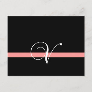 Tarjeta de Encerramiento de Recepción de Boda Cora